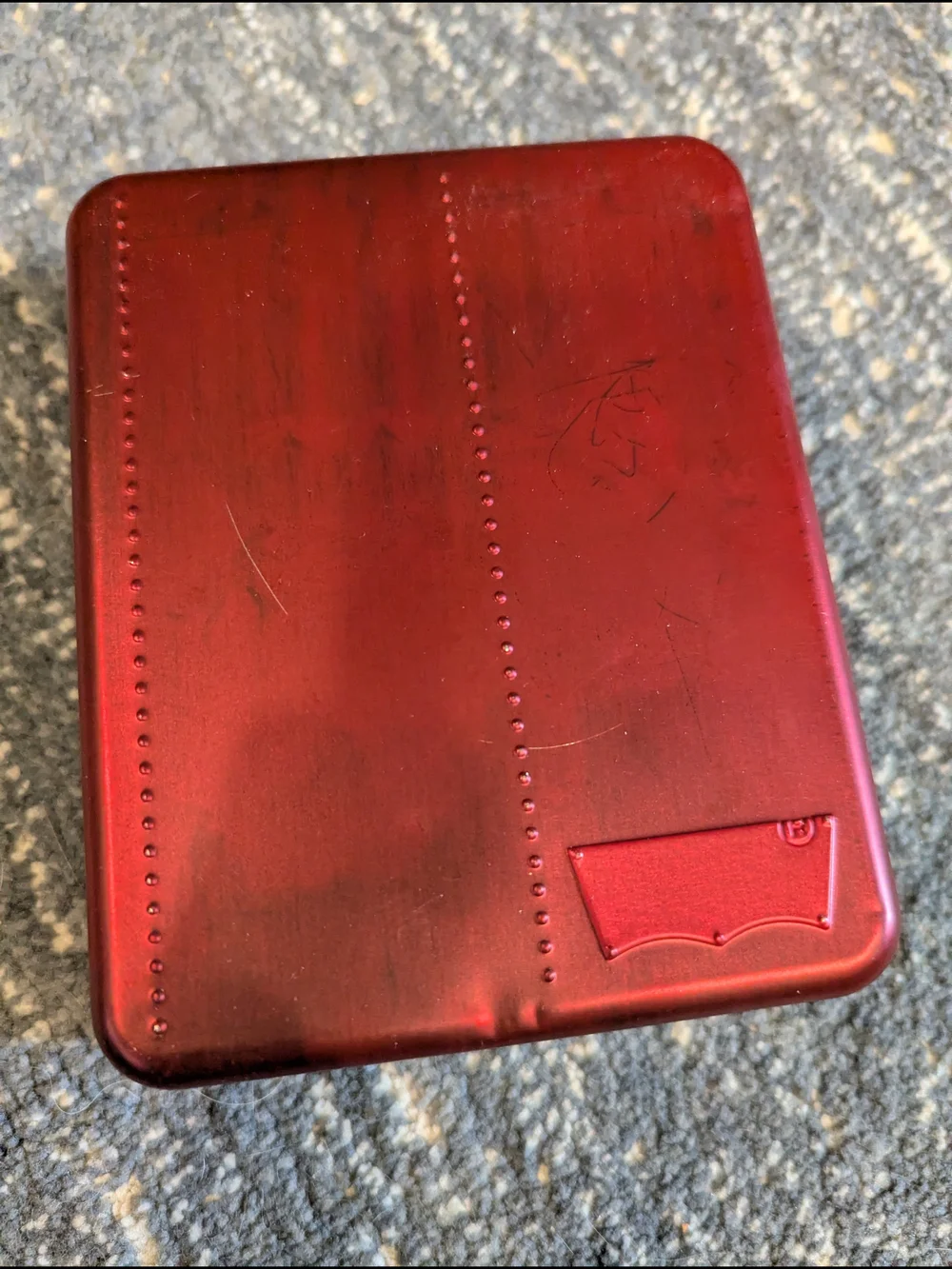 NEW in Box Levi's Black Leather Bifold Card & Key Wallet